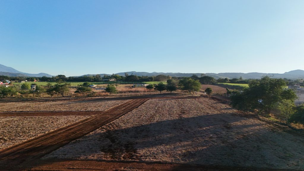 Vista aerea del avance de Floralia