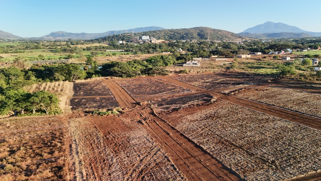 Panoramica de los lotes residenciales