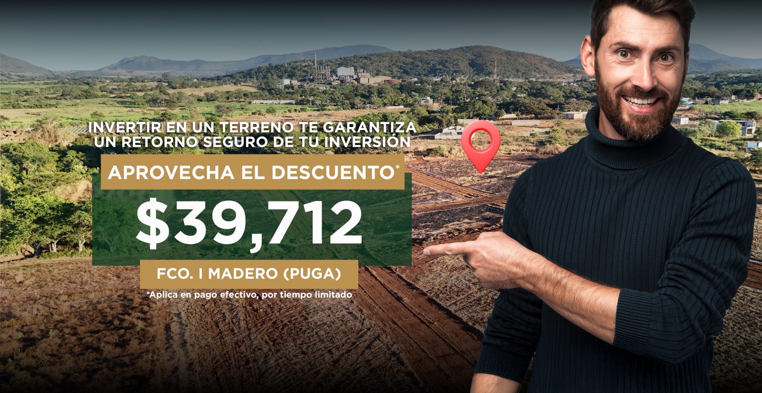 Promoción de Floralia: aprovecha el descuento y adquiere tu lote desde $39,712 en Fco. I. Madero, Puga